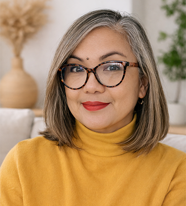 Portrait of Ann Ponce lifestyle and digital creator in her 50s