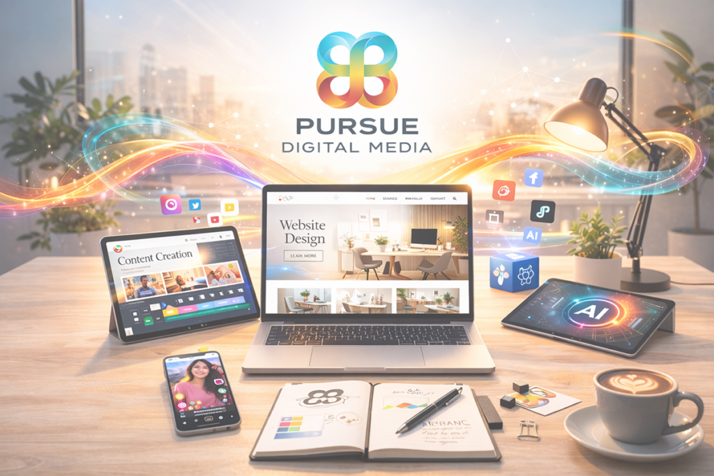 pursue digital media creative agency workspace